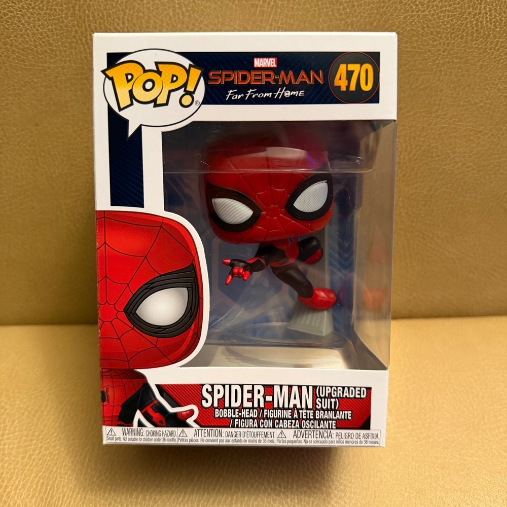 Spider-Man Upgraded Suit #470 Funko Pop Marvel Spider-Man Far From Home Figure
